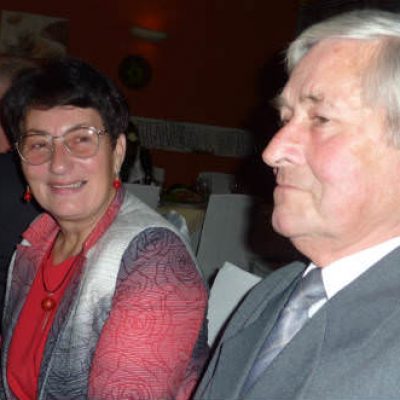 Waldek i żona Leszka, Jola.